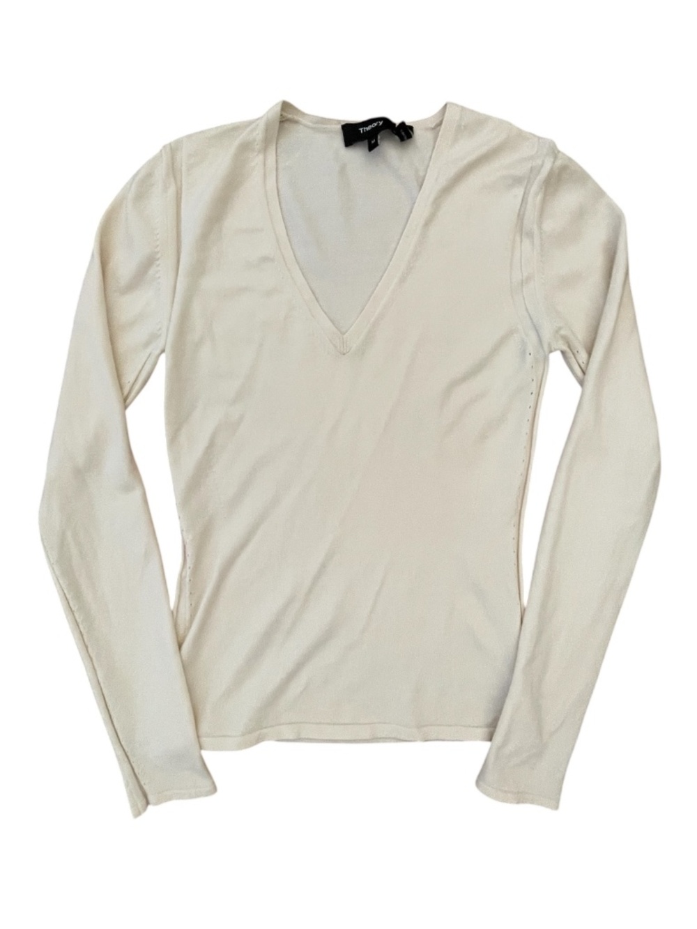 Theory Refine V Neck Sweater Merino Wool